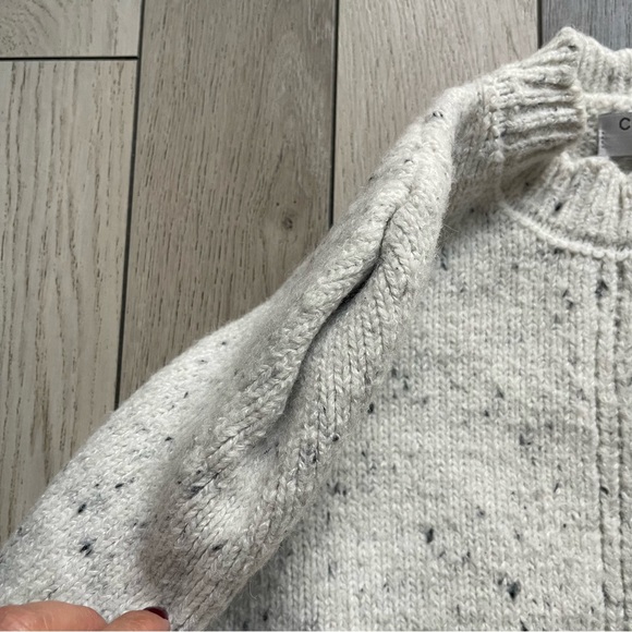 Women's Grey Button-Up Sweater - Picture 4 of 7